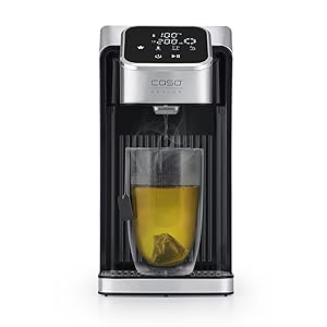 CASO HW 770 Hot Water Dispenser | Hot Water in seconds | Saves up to 50% Energy Compared to Kettles | Memory Function | 8 Quantity Dispenses | Suitable for Baby Food | Integrated Descaling Reminder